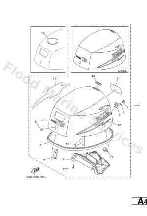 Diagram for TOP COWLING