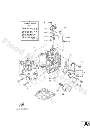 Diagram for CYLINDER & CRANKCASE 1
