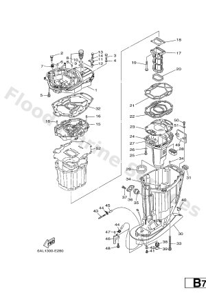 Diagram for UPPER CASING