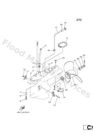 Diagram for LOWER CASING & DRIVE 2