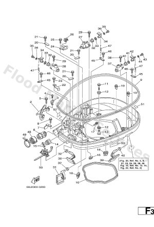 Diagram for BOTTOM COWLING 1