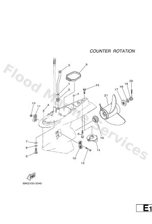 Diagram for LOWER CASING. DRIVE 4