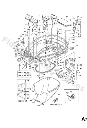 Diagram for BOTTOM COWLING