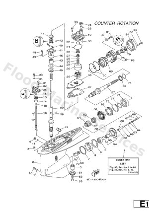 Diagram for LOWER CASING & DRIVE 3
