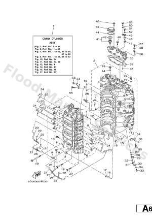 Diagram for CYLINDER & CRANKCASE 1