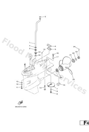 Diagram for LOWER CASING & DRIVE 2