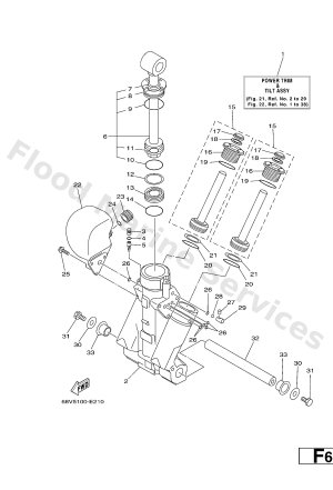 Diagram for POWER TRIM & TILT ASSY 1
