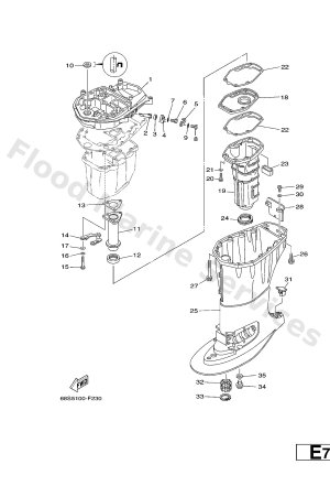 Diagram for UPPER CASING