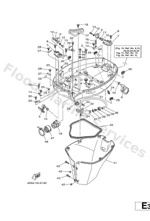Diagram for BOTTOM COWLING