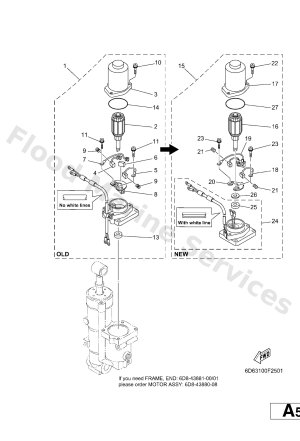 Diagram for POWER TRIM & TILT ASSY 2