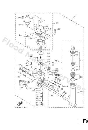Diagram for POWER TRIM & TILT ASSY