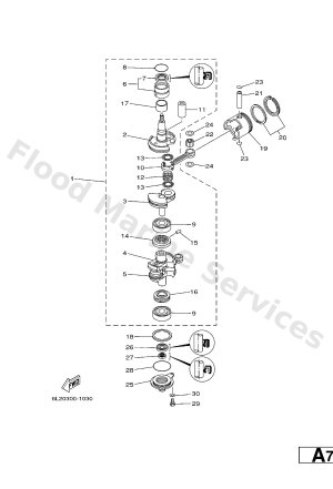 Diagram for CRANKSHAFT & PISTON