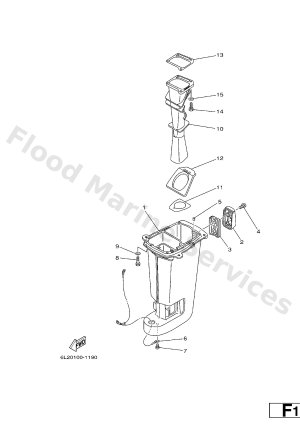 Diagram for UPPER CASING