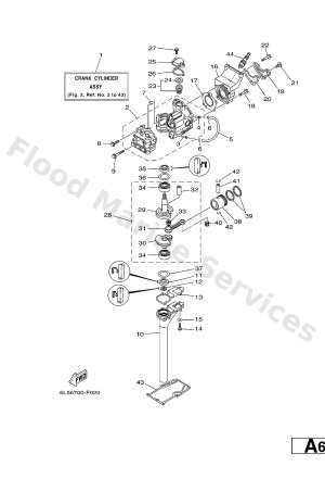 Diagram for CYLINDER & CRANKCASE
