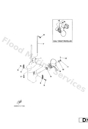 Diagram for LOWER CASING & DRIVE 2