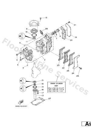 Diagram for CYLINDER & CRANKCASE
