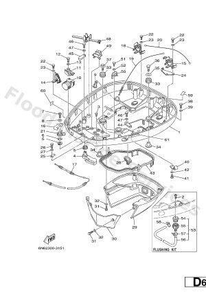 Diagram for BOTTOM COWLING