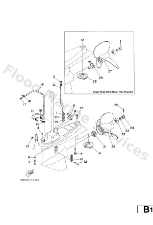 Diagram for LOWER CASING & DRIVE 2