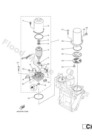 Diagram for POWER TRIM & TILT ASSY 2
