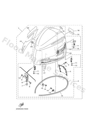 Diagram for TOP COWLING