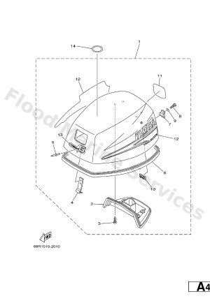 Diagram for TOP COWLING