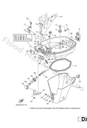 Diagram for BOTTOM COWLING