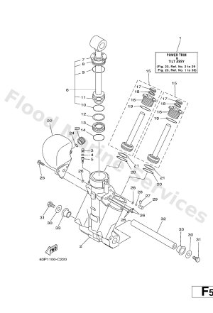 Diagram for POWER TRIM & TILT ASSY 1