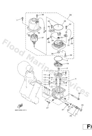 Diagram for POWER TRIM & TILT ASSY 2