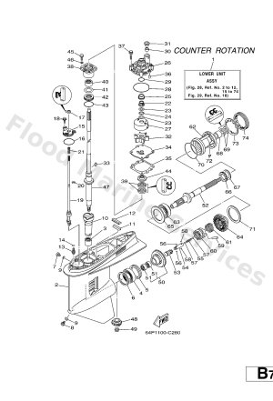 Diagram for LOWER CASING & DRIVE 3