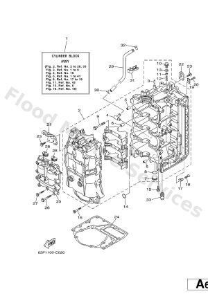 Diagram for CYLINDER & CRANKCASE 1