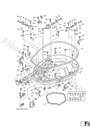 Diagram for BOTTOM COWLING 1