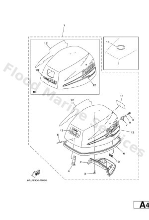 Diagram for TOP COWLING