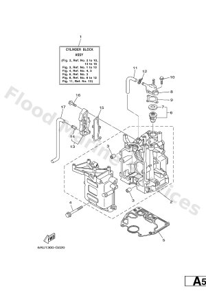 Diagram for CYLINDER & CRANKCASE 1