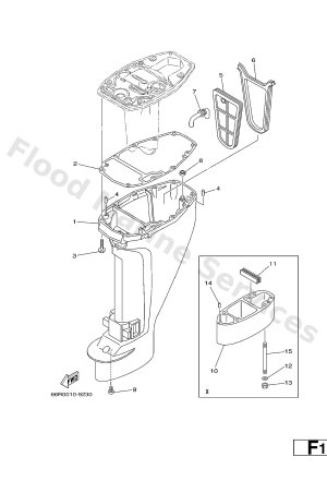 Diagram for UPPER CASING