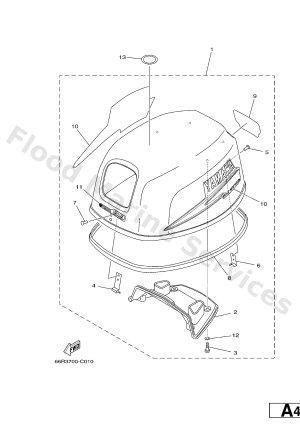 Diagram for TOP COWLING