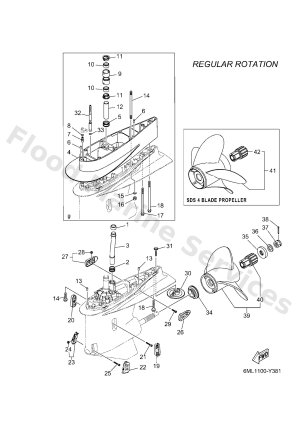 Diagram for LOWER CASING & DRIVE 2