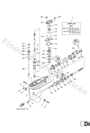 Diagram for LOWER CASING & DRIVE 1