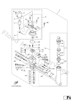 Diagram for POWER TRIM & TILT ASSY