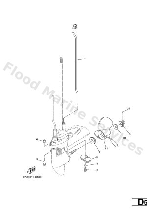 Diagram for LOWER CASING & DRIVE 2
