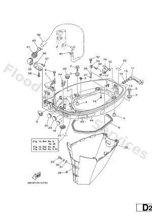Diagram for BOTTOM COWLING
