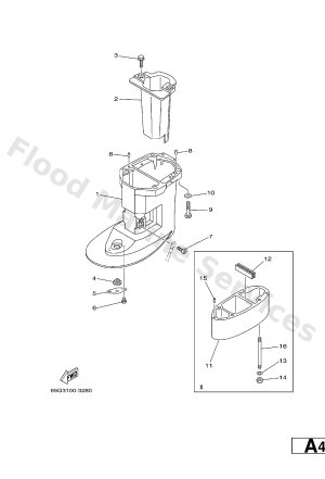 Diagram for UPPER CASING