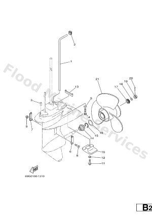 Diagram for LOWER CASING & DRIVE 2