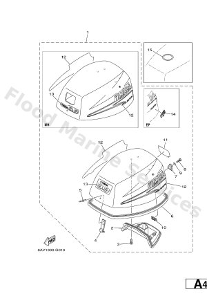 Diagram for TOP COWLING