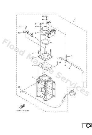Diagram for THROTTLE BODY ASSY 1