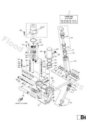 Diagram for POWER TRIM & TILT ASSY 1
