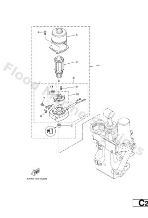 Diagram for POWER TRIM & TILT ASSY 2