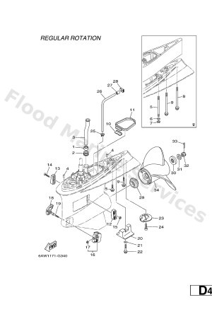 Diagram for LOWER CASING & DRIVE 2