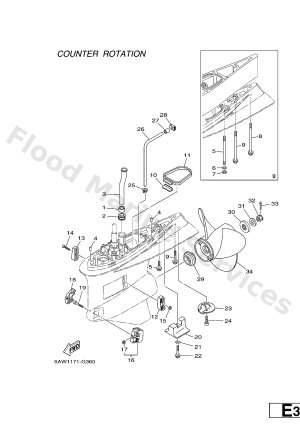 Diagram for LOWER CASING & DRIVE 4