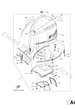 Diagram for TOP COWLING