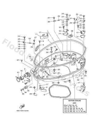 Diagram for BOTTOM COWLING 1